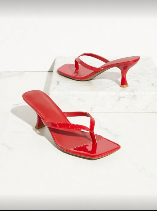 Red Hot Sandal Heels